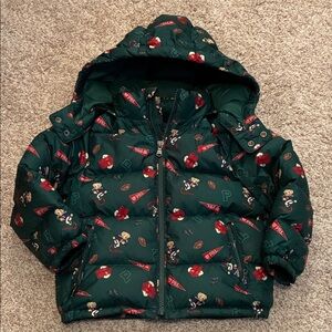 Polo by Ralph Lauren Green Kids Jacket with Detachable Hood
